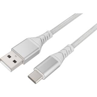 Dacota Platinum USB-USBC-kabel 3M, hvid ➞ På lager - klar til levering og afhentning