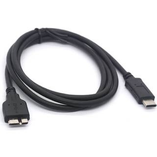 NÖRDIC USB C til USB Micro B kabel 2m, 3.2 Gen 1 til ekstern harddisk
