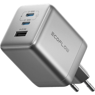 EcoFlow RAPID Pro 100W - GaN Fast Charger (USB-A + 2x USB-C)