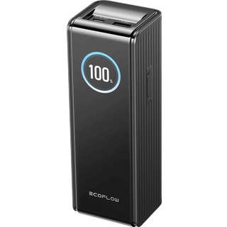 EcoFlow RAPID 25K - 170W (2x 140W USB-C + 1 USB-A) Powerbank - Sort - 25000 mAh