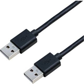 Eletra USB 2.0 Am 2M-kabel, sort ➞ På lager - klar til levering