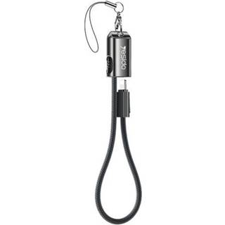 Yesido USB-C til lynhurtig opladningskabel 27W, 20cm - Sort