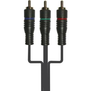 Connectech Component Video Kabel - 5m - Sort
