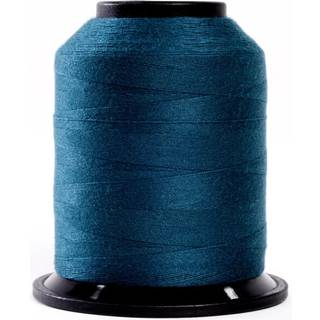 Finesse tråd solide farver | 100% polyester 3Ply 50WT | Trådkegler | 100% polyestertråd til quiltning og syning (denim 1 100 meter)