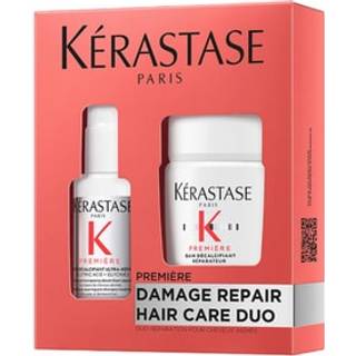 Kerastase Haarpleje PremiereDamage Repair Hair Care Duo Pre-Shampoo Concentré Décalcifiant 45 ml + Shampoo Bain Décalcifiant 80 ml 1 Stk. (290,00 kr / 1 stk.) - 1 Stk.