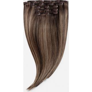 Rapunzel of Sweden Vegan Clip-ins Straight / Medium Volume / 5 pieces 50 cm Hazelnut Caramel Balayage B2.3/5.3