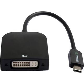Prokord Premium Dvi Adapter 1080p@60hz Single Link Usb C Dvi-i Sort