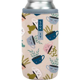 SOK Det kan sok muffe til øl & soda isoleret neopren dækning (botaniske tekopper 16 oz kan ærme)