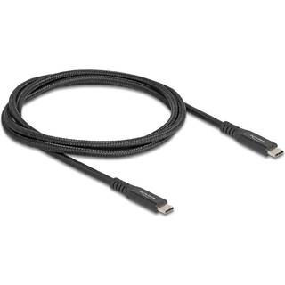 Delock USB-C til USB-C kabel - 20Gbps - USB4 - 100W - 1 m