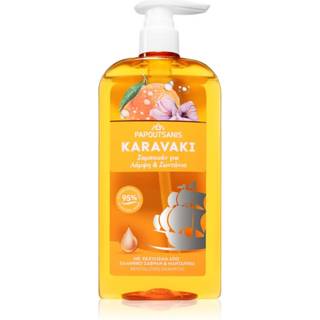 PAPOUTSANIS Karavaki Shine & Vitality Shampoo for skinnende og blødt hår 600 ml - 600 ml