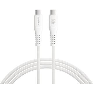 4smarts - USB-C til USB-C Kabel 60W - 1.5 m - Hvid