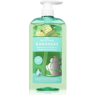 PAPOUTSANIS Karavaki Control & Detox Shampoo til fedtet og tør hovedbund 600 ml - 600 ml