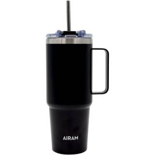 AIRAM Jumbo Stålkrus 850ml Sort 9131411