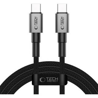 Tech-Protect Ultraboost 60W USB-C til USB-C Kabel - PD - 2m - Sort / Mørkegrå
