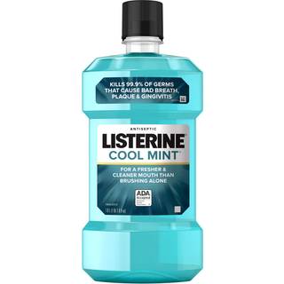 Listerine antiseptisk mundskyl cool mynte 33,8 oz (pakke med 2)