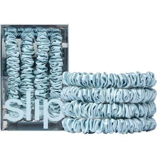 Slip Pure Silk Skinny Scrunchies Sky blue