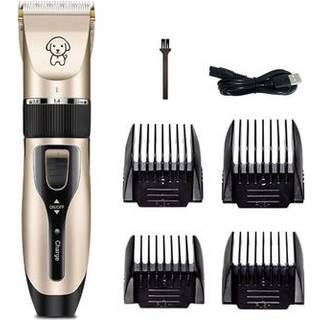 USB-genopladelig hårklipper til hunde, katte og kaniner