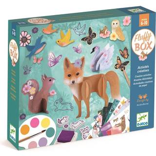 Djeco Kreativt aktivitetssæt Fluffy dyr