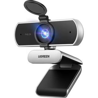 UGREEN USB Full HD-webcam – 1080p, dobbelte mikrofoner, privatlivsdæksel