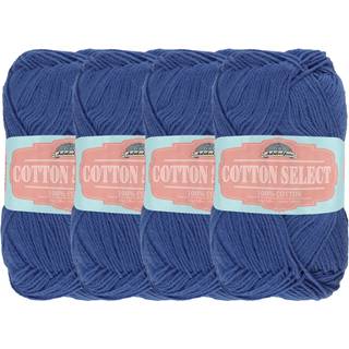 Jubileeyarn Cotton Select Yarn - Sport Weight - 50G/Skein - Dynasty Blue - 4 Skeins