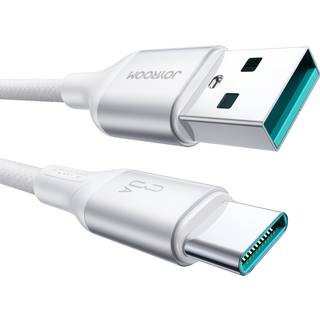 Joyroom Flash Series Hurtigopladning USB-A til USB-C Kabel 3A, 2m - Hvid
