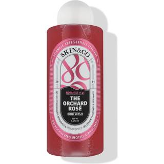 Hud & Co Orchard Ros? Kropsvask 8.4 fl oz | Naturlig italiensk brusegel til kvinder og mænd | Blomsterfrugt sød duft | Fugtering og blid rengørin