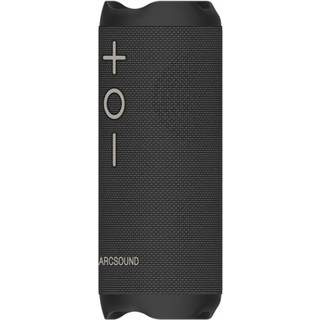 Arcsound EDGE kraftfuld bærbar højttaler med Bluetooth, sort