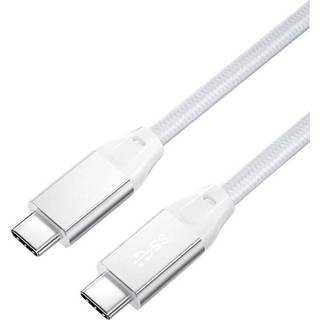 Dacota Platinum USB-C 3.2 GEN2X2-kabel 1M, hvid