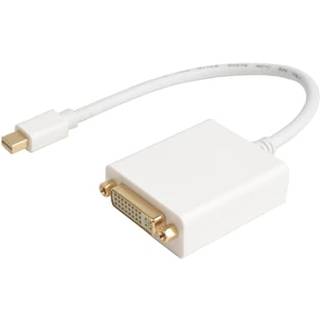 Prokord Videoadapter 0.15m. Mini Displayport Dvi-d Hvid