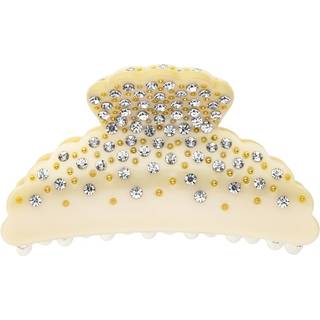 DARK Crystal Hair Claw Large Pale Yellow