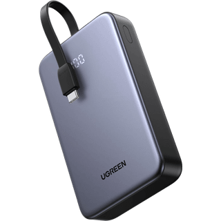 UGREEN Power Bank 20000mAh 22.5W with Integrated USB-C Cable Powerbank - 20000 mAh