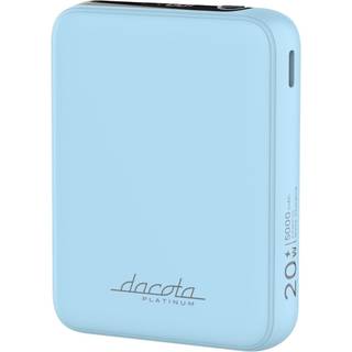 Dacota Platinum AM5 20 W powerbank 5000 mAh, blå ➞ På lager - klar til levering og afhentning