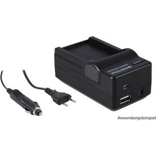 4-i-1 oplader til Nikon EN-EL5 Coolpix 3700 4200 5200 5900 7900
