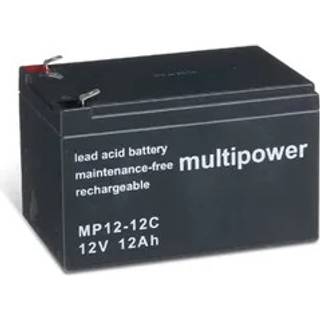 Powery Blybatteri (multipower) MP12-12C deep cycle