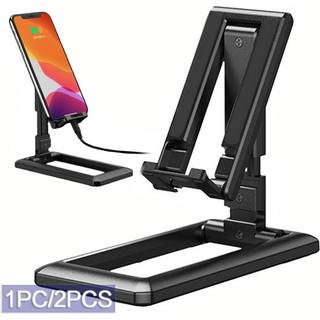 1 pc/2pcs sammenfoldelig mobiltelefon tablet -tablet stand mobiltelefonholder understøtter telefonopladningsrack multifunktionelle desktop i