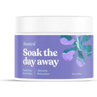 Asutra Dead Sea Bath Salts (Ultimate Relaxation) 16 oz - Soak In Rich & Vital Healing Minerals - Slap af og berolig dit humør med lavendel Cedarw