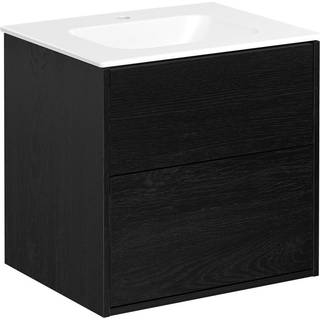 GBG Artic møbelsæt 60cm 2sk/vask mat hvid/sort askefiner