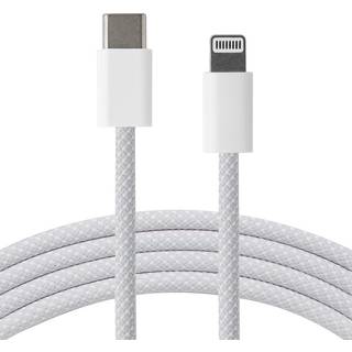 Xceed Braided USB-C til Lightning Kabel PD 60W - 1m - Hvid