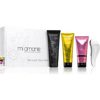Mi Amante Professional Glamour Keratin Set Gavesæt for skinnende og blødt hår 4 stk. - 4 stk.