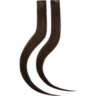 Rapunzel of Sweden Single Invisible Clip-ins Straight / 2 pieces 40 cm 1.2 Black Brown