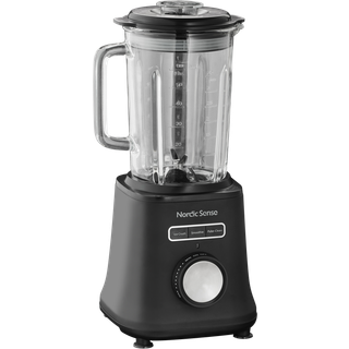 Blender 1800 watt fra Nordic Sense - Sort farve - Glas/SS304/ABS