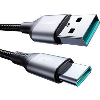 Joyroom Flash Series Hurtigopladning USB-A til USB-C Kabel 3A, 1m - Sort