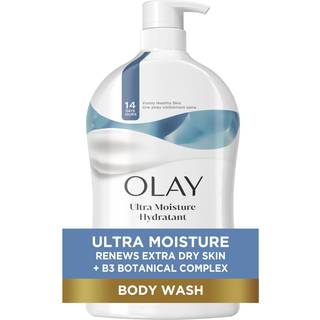 Olay Ultra Moisture Hydrating Body Wash til ekstra tør hud 24 timer lang varig hydration vitamin B3 -kompleks designet til alle hudtyper 33 fl oz