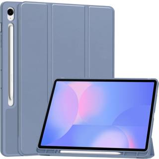EIDERWOOD Samsung Galaxy Tab S10 FE+ (Plus) Tri-Fold Kunstlæder Tablet Cover m. Stylus Pen Holder - Lavendel