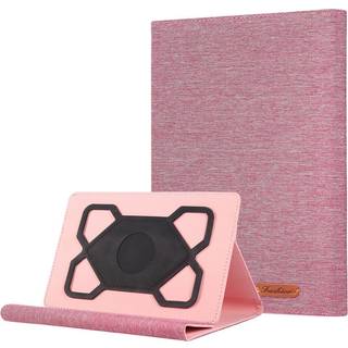 Universal Tablet Flip Cover m. Ståfunktion - EIDERWOOD - 18 x 26.5 cm - Lyserød