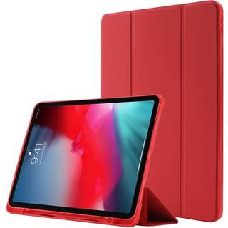 EIDERWOOD iPad Pro 11" (2022 / 2021 / 2020 / 2018) Tri-Fold Kunstlæder Flip Cover - Rød