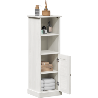 Badeværelsesskab VIGO Hvid 37 x 34 x 110 cm Massivt fyrretræ