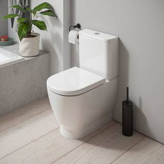 Duravit D-code gulvstående toilet, 370 x 600 mm, hvid, rimless