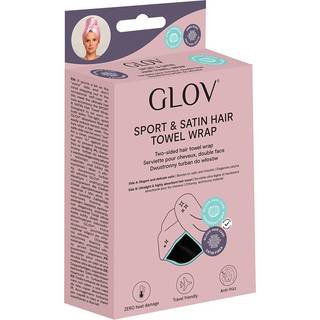 GLOV Double-Sided Sport and Satin Håndklæde Dobbeltsidet Black 1 stk. - 1 stk.