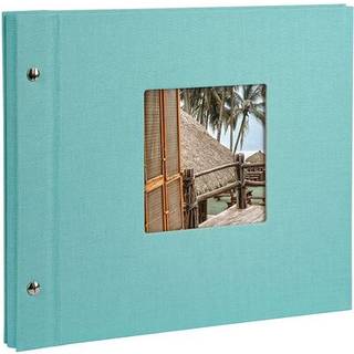 goldbuch Screw album Bella Vista 30x25 40 white pages aqua